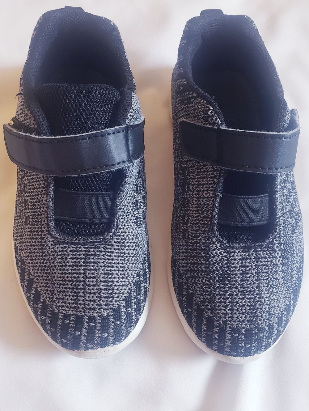 Toddler Size 10 Black and Gray Sneakers
